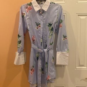 Button down shirt dress new